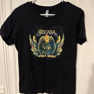 Men’s Santana Black Graphic T-Shirt “Africa Speaks”